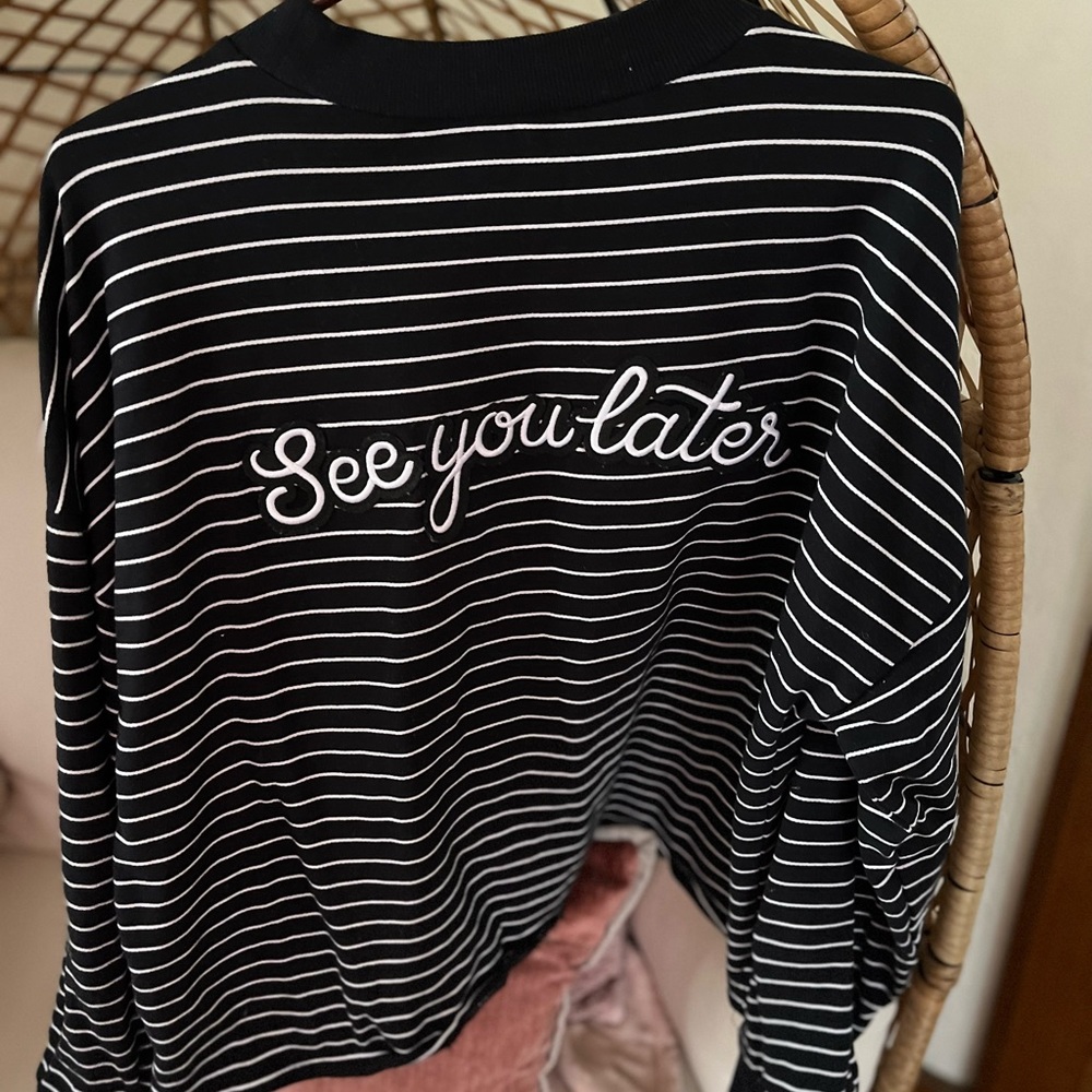 White crow sweatshirt